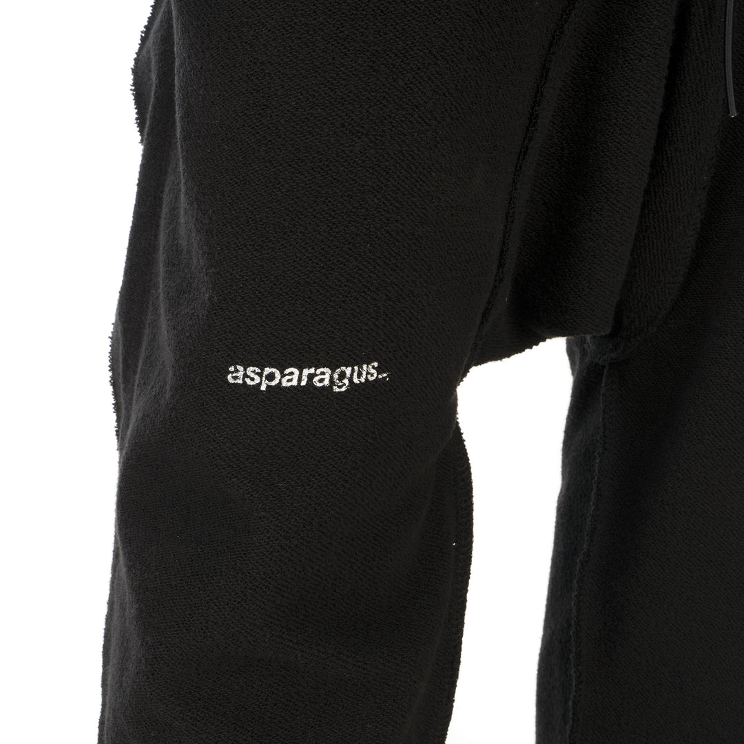 asparagus_ | Inside-Out Baggy Pants Black - Concrete