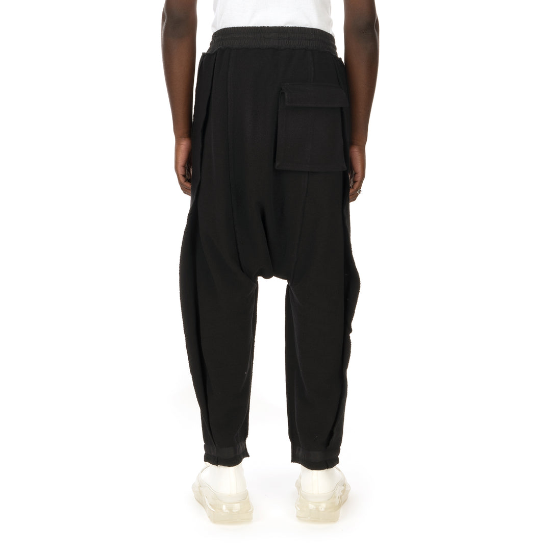 asparagus_ | Inside-Out Baggy Pants Black - Concrete