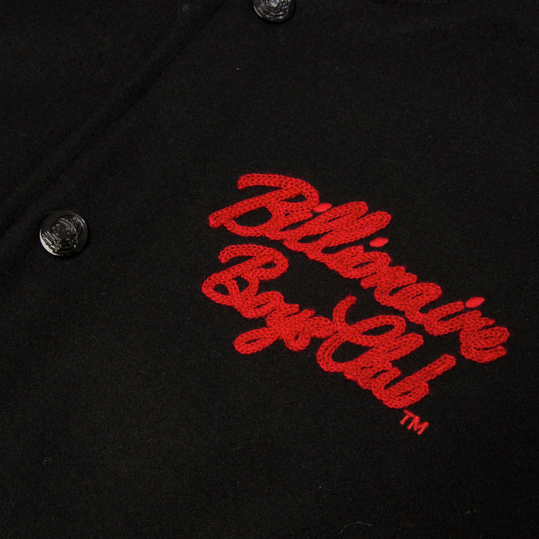 Billionaire Boys Club | Raygun Varsity Jacket Black - Concrete