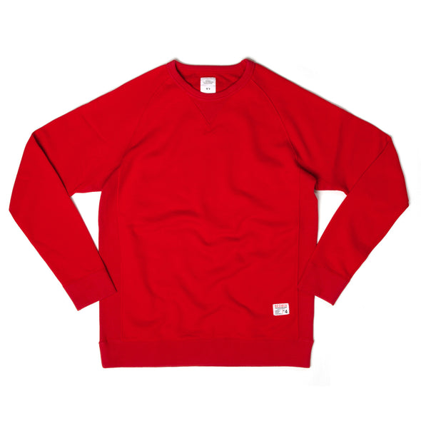 Bedwin & The Heartbreakers | 'Lou' C-Neck Sweat Red - Concrete
