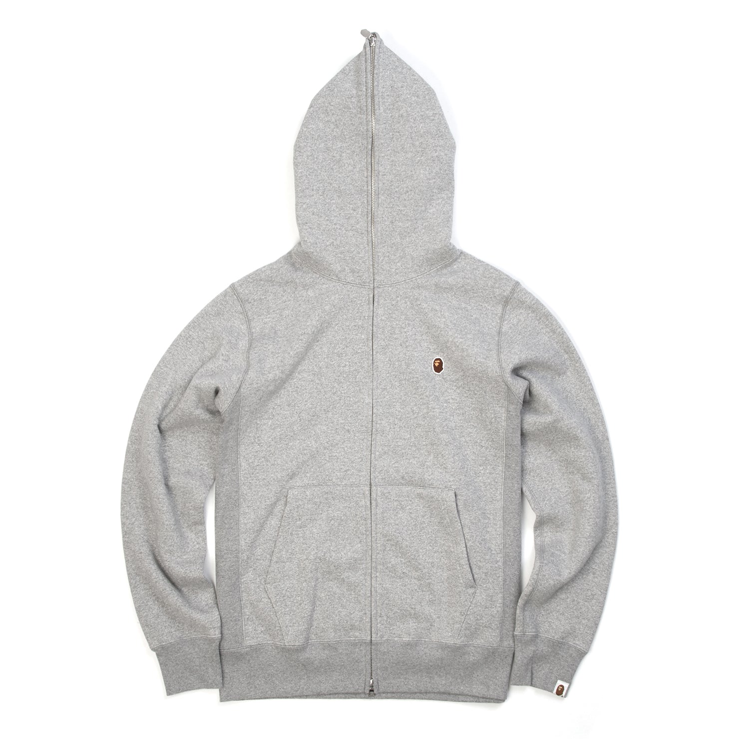 Gray zip outlet up jacket