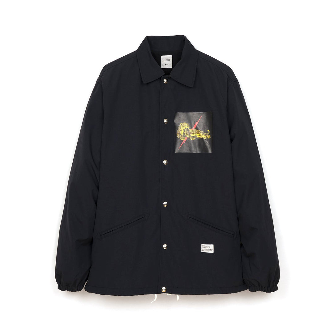 Bedwin & The Heartbreakers | 'Jill' Coaches Jacket Black - Concrete