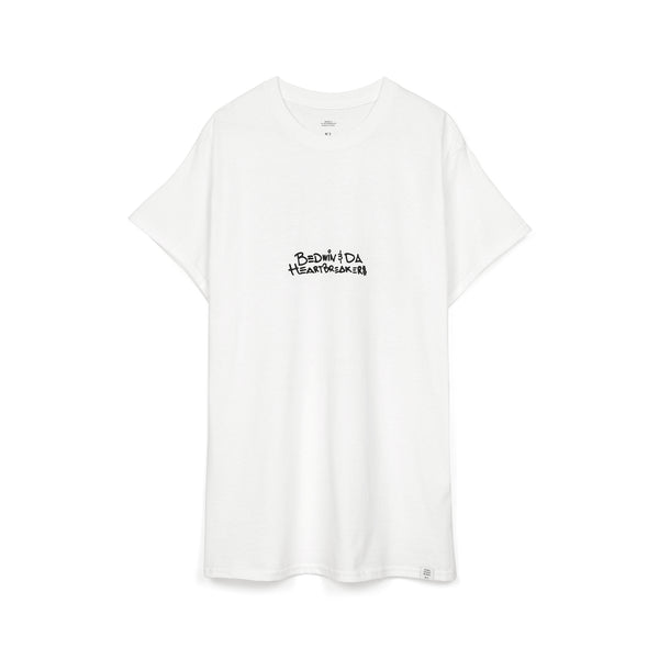 Bedwin & The Heartbreakers | 'Lee' S/S Print T-Shirt White - Concrete