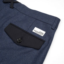 Load image into Gallery viewer, Bedwin &amp; The Heartbreakers | &#39;Jessee&#39; 9/L Wool Pants Navy - Concrete