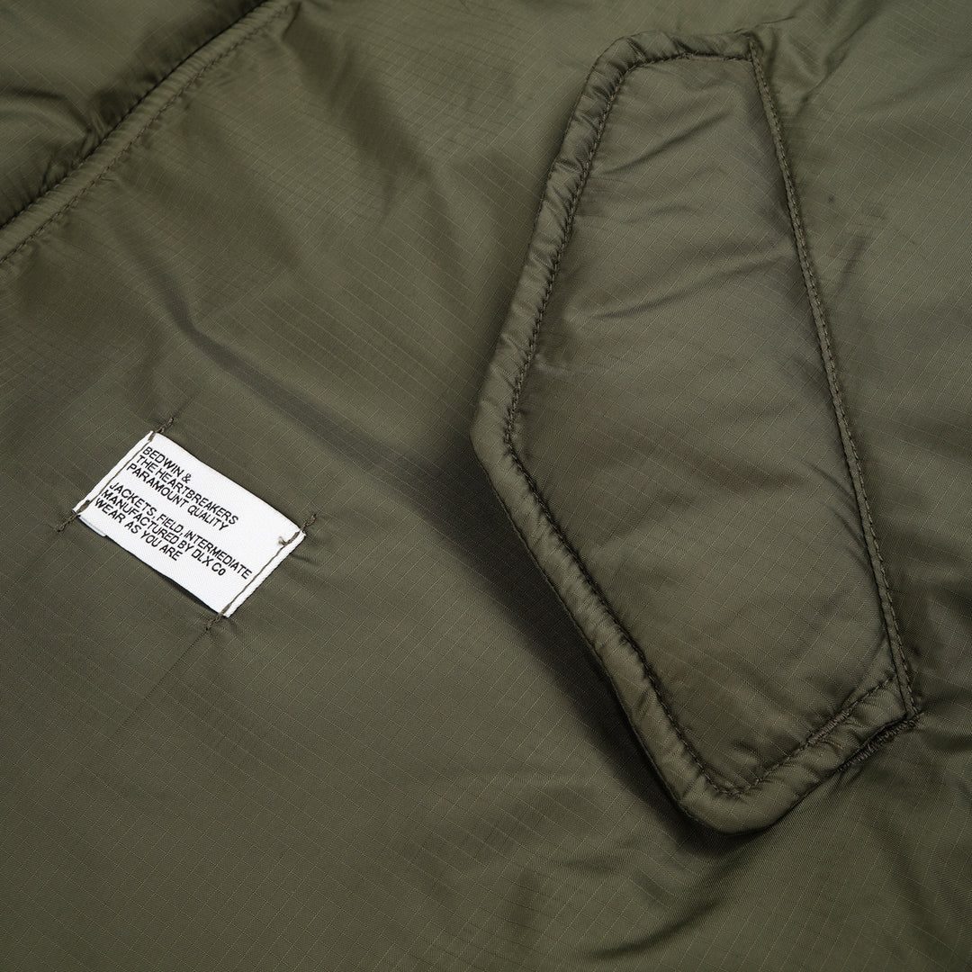 Bedwin & The Heartbreakers | 'Chase' Type M-48 Military Parka Olive - Concrete