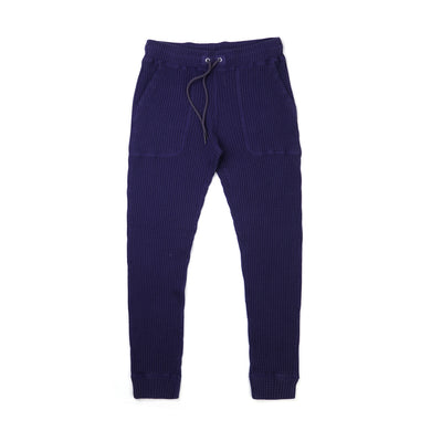Bedwin & The Heartbreakers | 'Cucchi' 10L Tapered Fit Thermal Pants Navy - Concrete