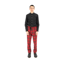 Load image into Gallery viewer, Bedwin &amp; The Heartbreakers | &#39;Thunders&#39; 10/L Wool Flannel Pants Red - Concrete