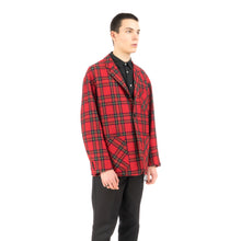 Load image into Gallery viewer, Bedwin &amp; The Heartbreakers | &#39;Travis&#39; 4B Wool Flannel Taylor Jacket Red - Concrete