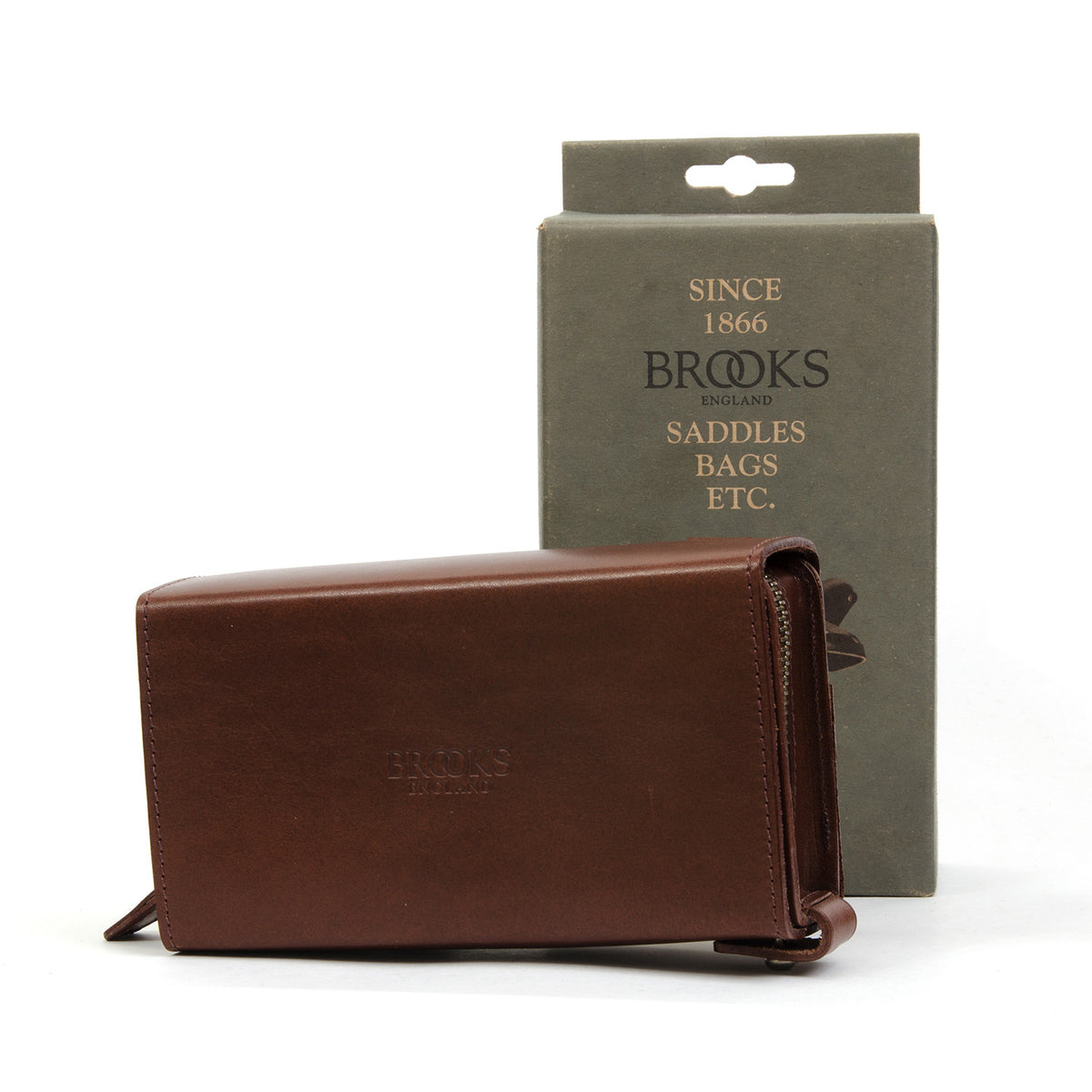 Brooks England | D-Shaped Tool Bag (0,4Lt) Brown - Concrete