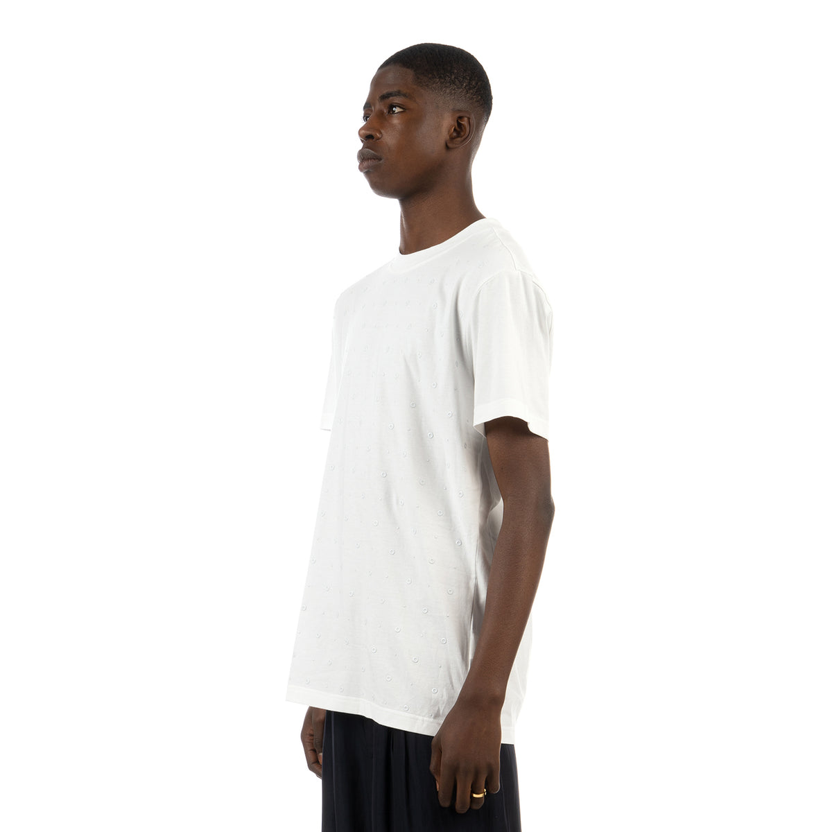 VIKTOR&ROLF | Eyelet & Stud T-Shirt White - Concrete