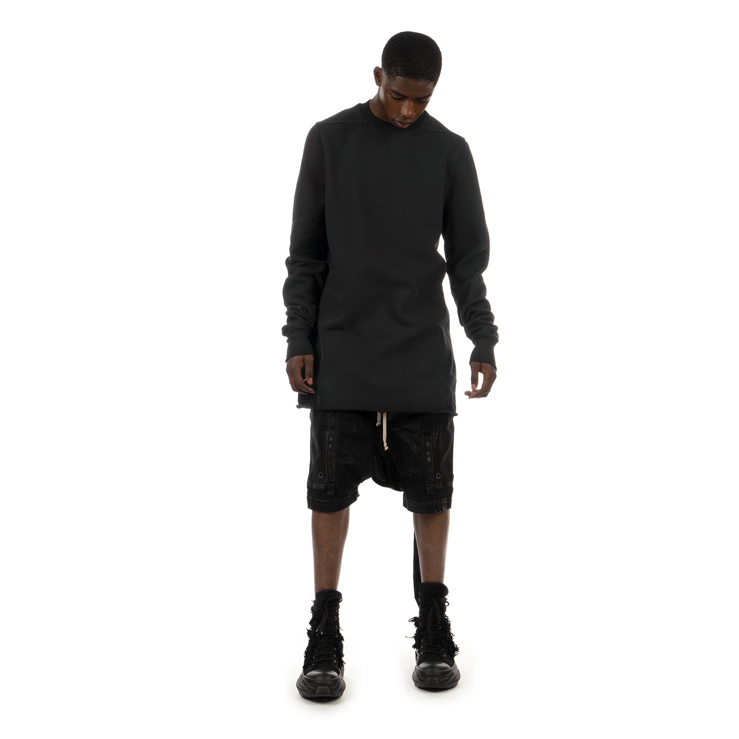 DRKSHDW by Rick Owens | Bauhaus Pods Shorts Black | Concrete