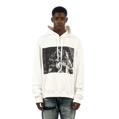IH NOM UH NIT | New World Paint Hoodie Off White - Concrete