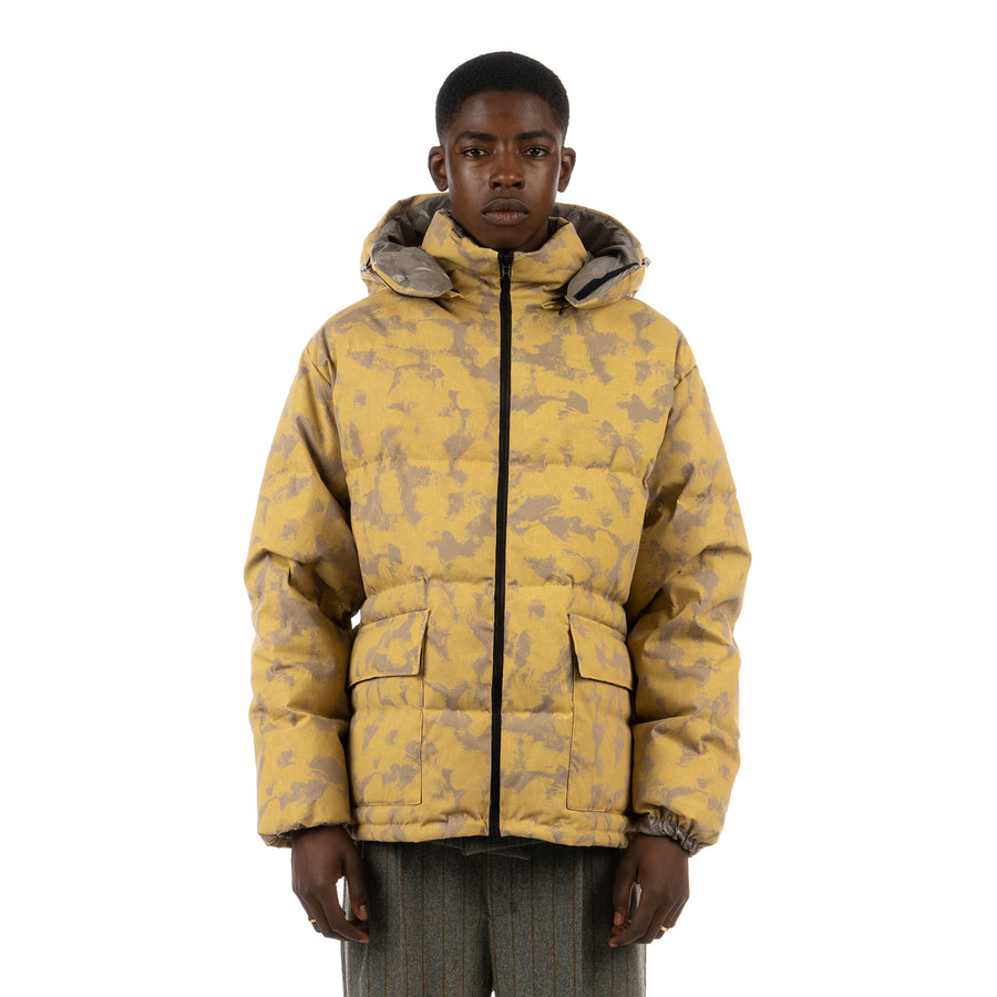 LC23 | Photosensitive Camo Down Jacket Grey - Concrete
