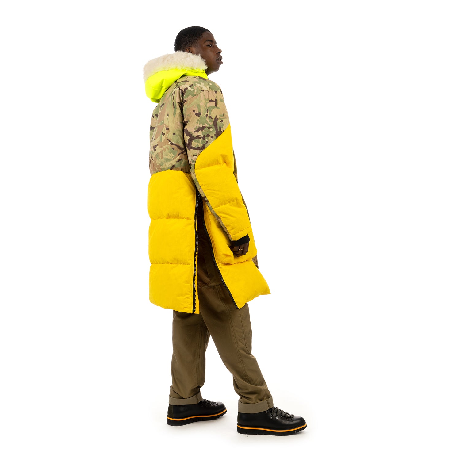 Griffin - Sleeping Bag Coat  Jackets men fashion, Long coat men, Yellow  camo