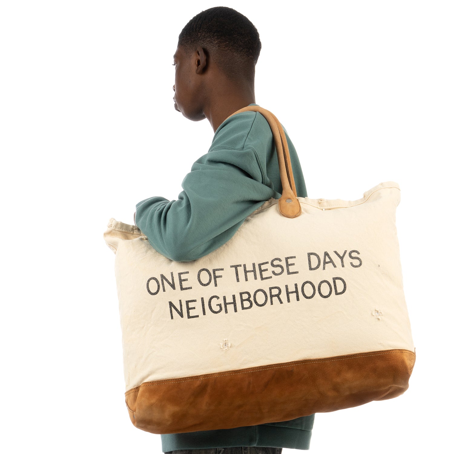 NEIGHBORHOOD × ONE OF THESE DAYS トートバッグ Neighborhood グラフィック トートバッグ | ニュートラル