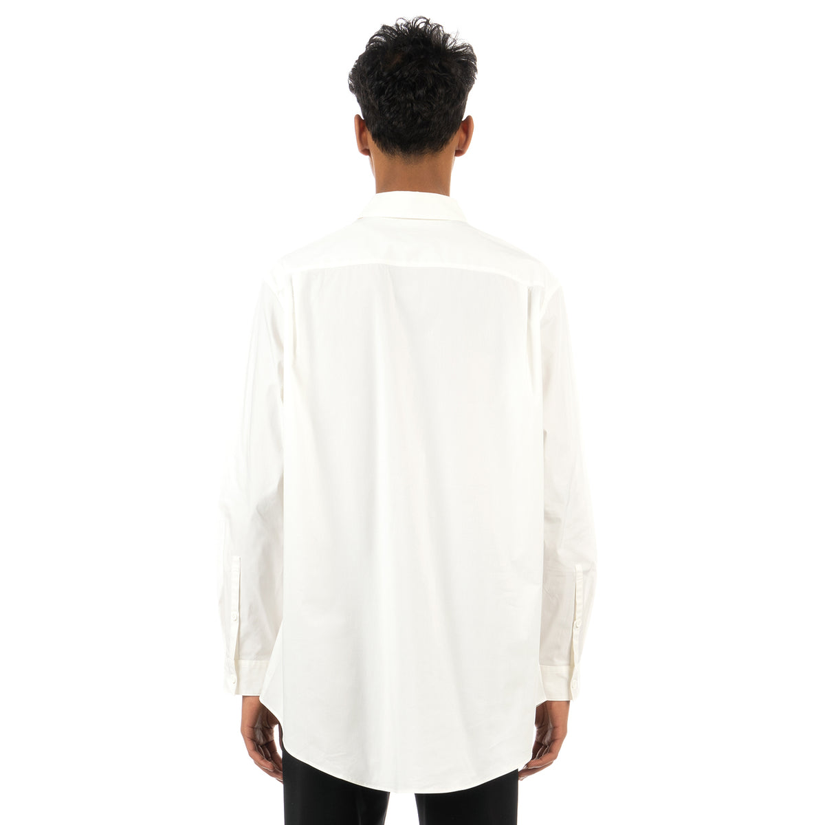 adidas Y-3 | M CL Chest Logo Button Down Shirt White HB3406 - Concrete