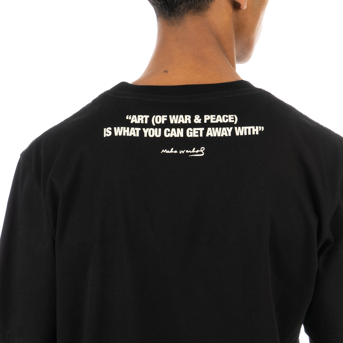 maharishi | x Warhol Art Of War (& Peace) T-Shirt Black - Concrete