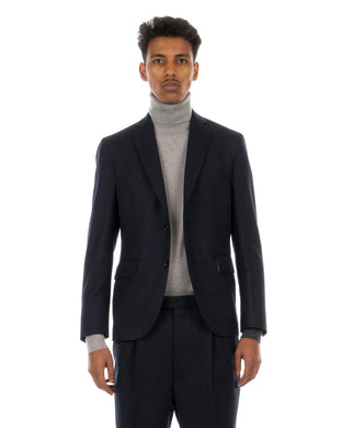 LC23 | Flannel Blazer Navy - Concrete