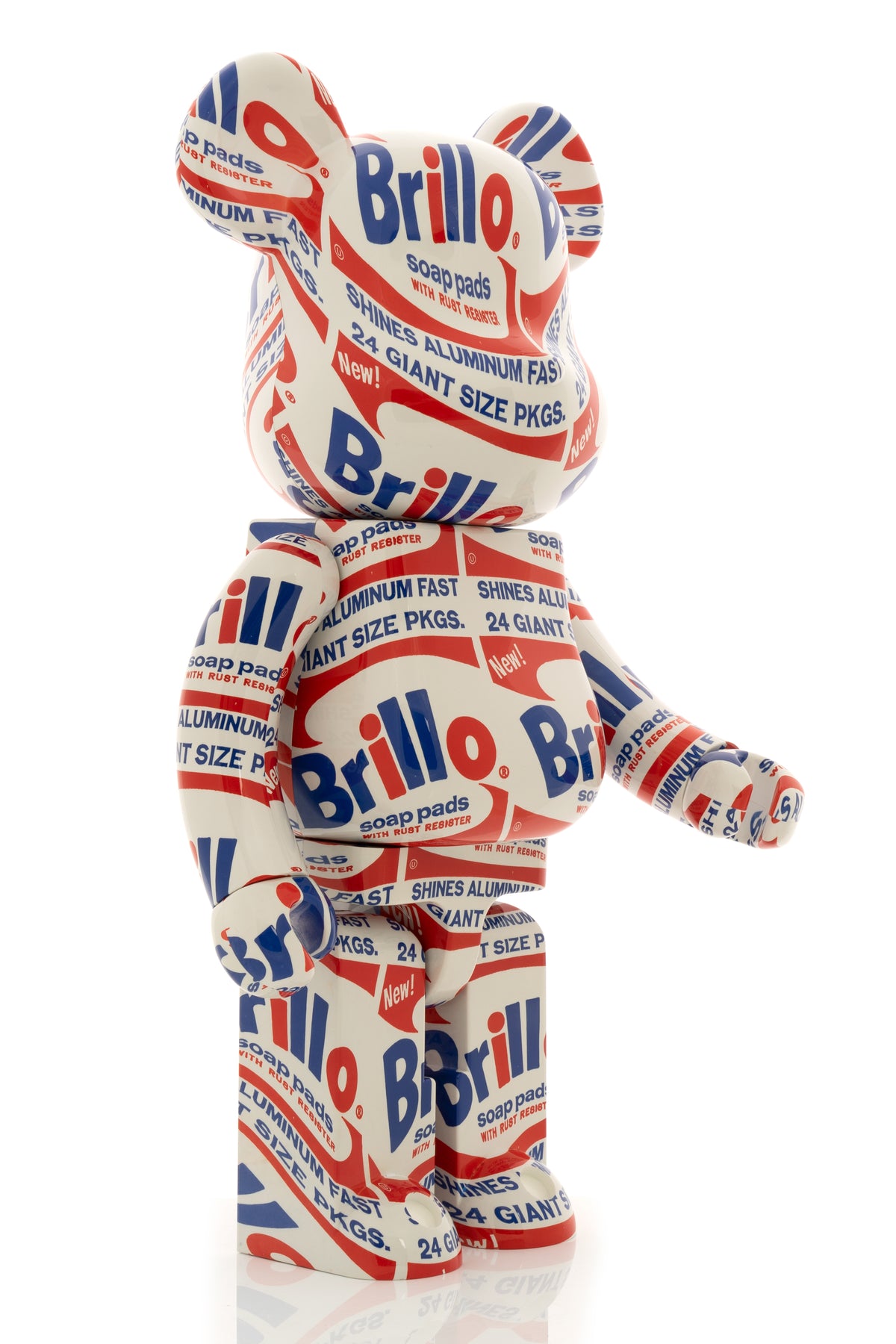 Medicom Toy | Be@rbrick 1000% Andy Warhol 'Brillo' - Concrete