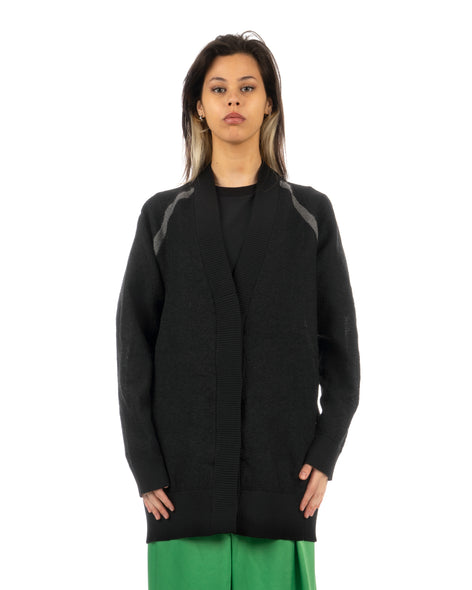 adidas Y-3 | W Classic Sheer Knit Cardigan Black - H61923 - Concrete