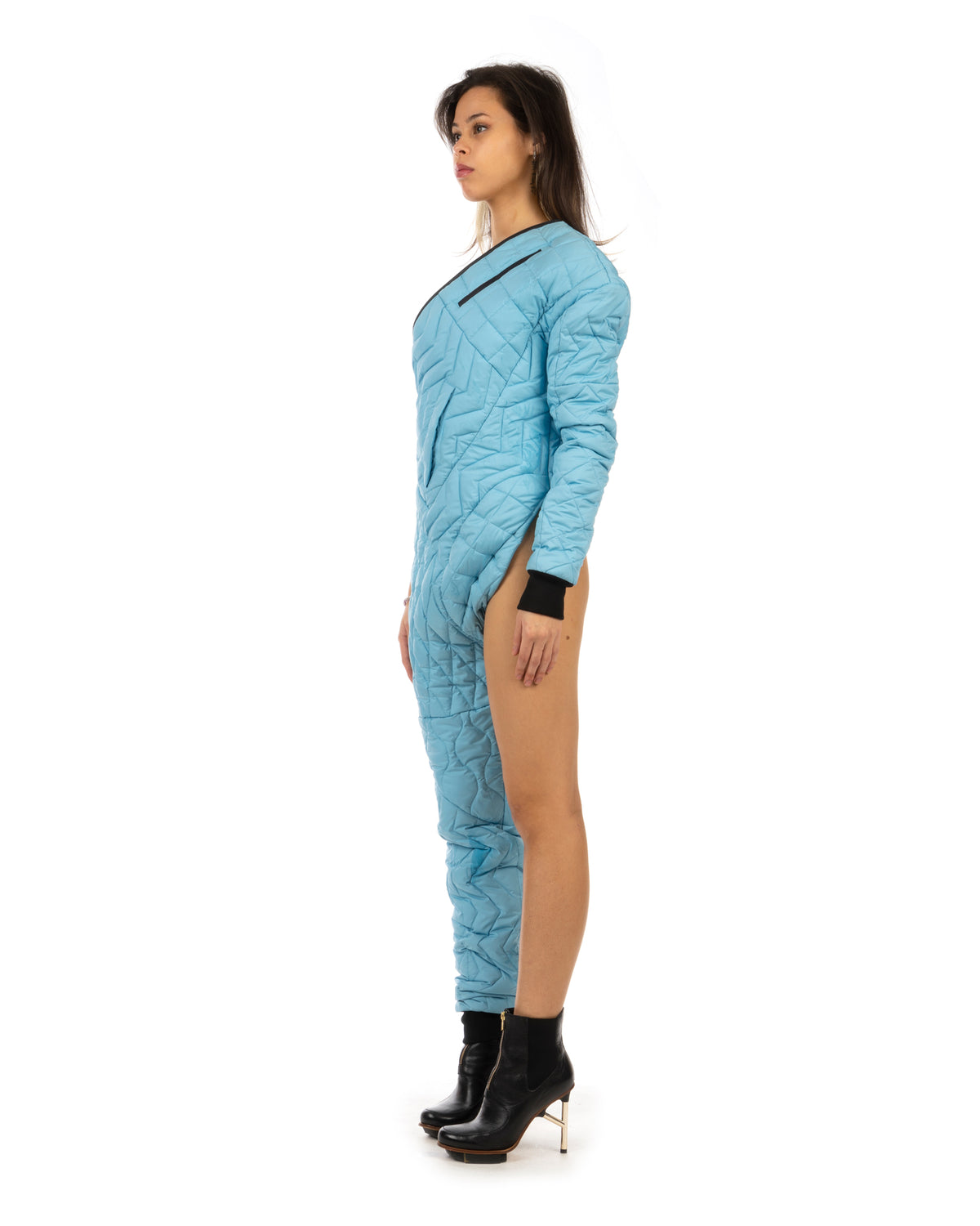 Duran Lantink for Concrete | Quilted Leg Suit Blue - Concrete