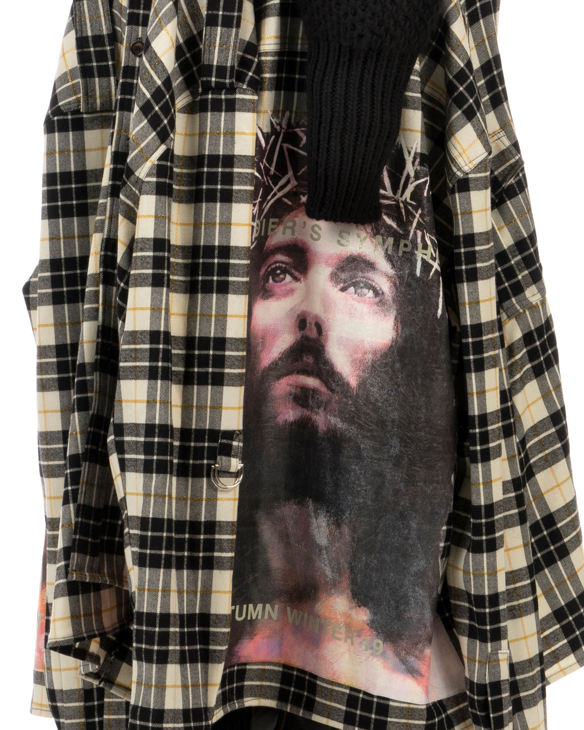 Duran Lantink for Concrete | Jesus Sweater Dress Beige / Black - Concrete
