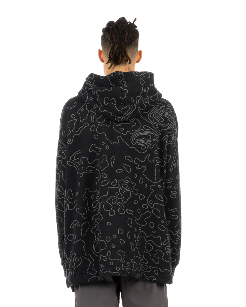 Christopher Raeburn | Hooded Reflective Sweater Black - Concrete
