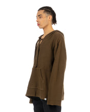 Load image into Gallery viewer, Bedwin &amp; The Heartbreakers | &#39;Ron&#39; L/S Sweat Baja Parka Olive - Concrete