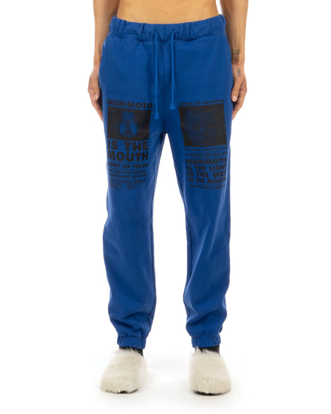 NISHIMOTO IS THE MOUTH | Classic Sweatpants Blue - Concrete