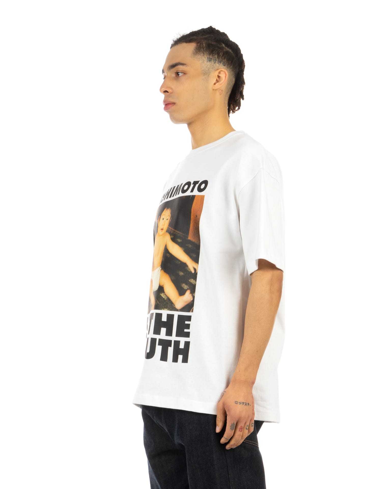 NISHIMOTO IS THE MOUTH | Photo T-Shirt White | Concrete