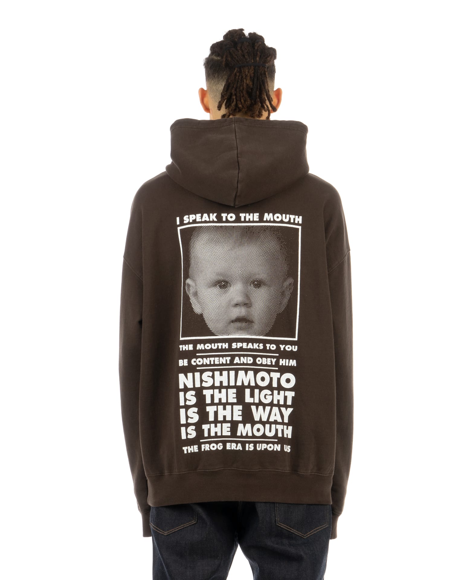 NISHIMOTO IS THE MOUTH | Classic Hoodie Brown | Concrete