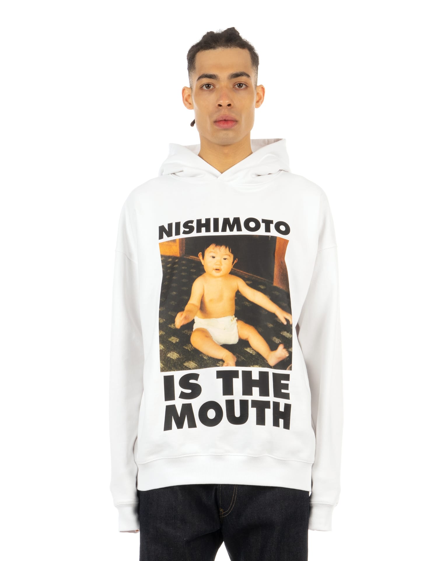 NISHIMOTO IS THE MOUTH | Photo Hoodie White | Concrete