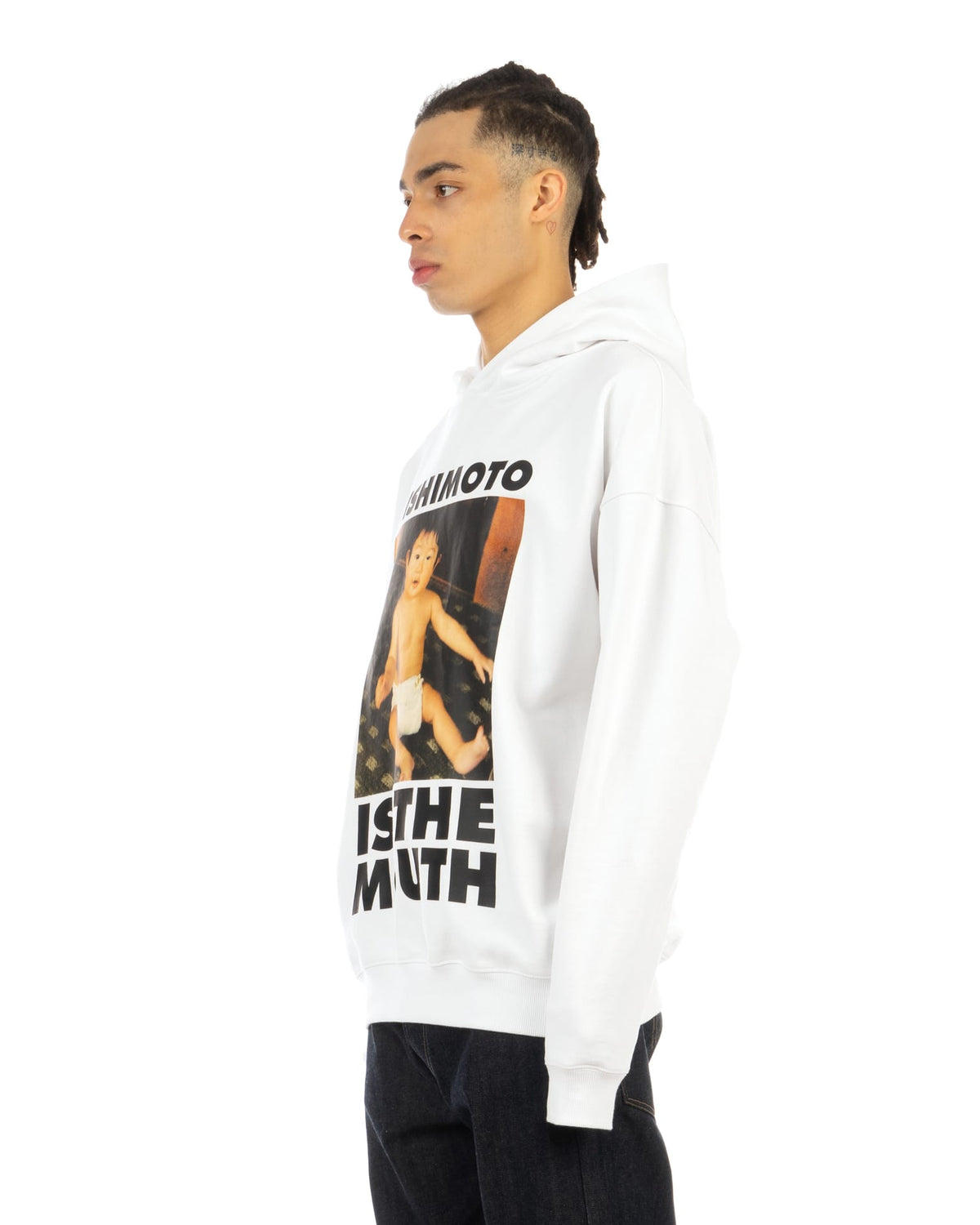 NISHIMOTO IS THE MOUTH | Photo Hoodie White - Concrete