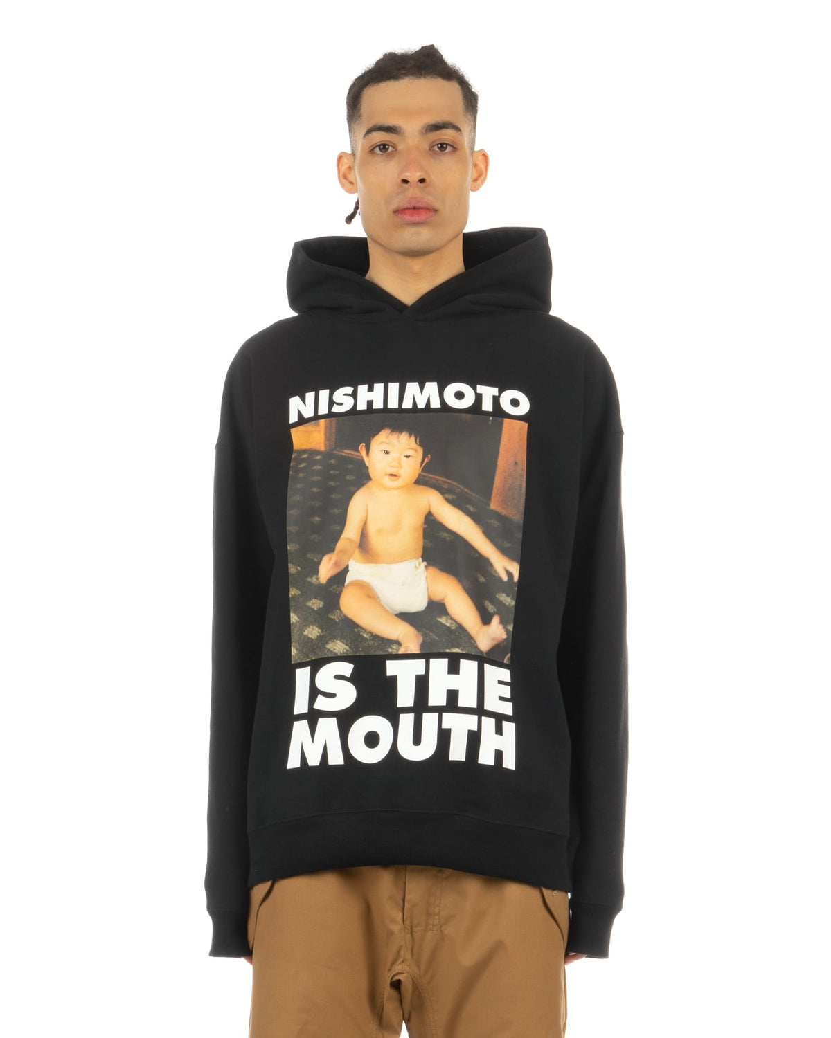 NISHIMOTO IS THE MOUTH | Photo Hoodie Black - Concrete