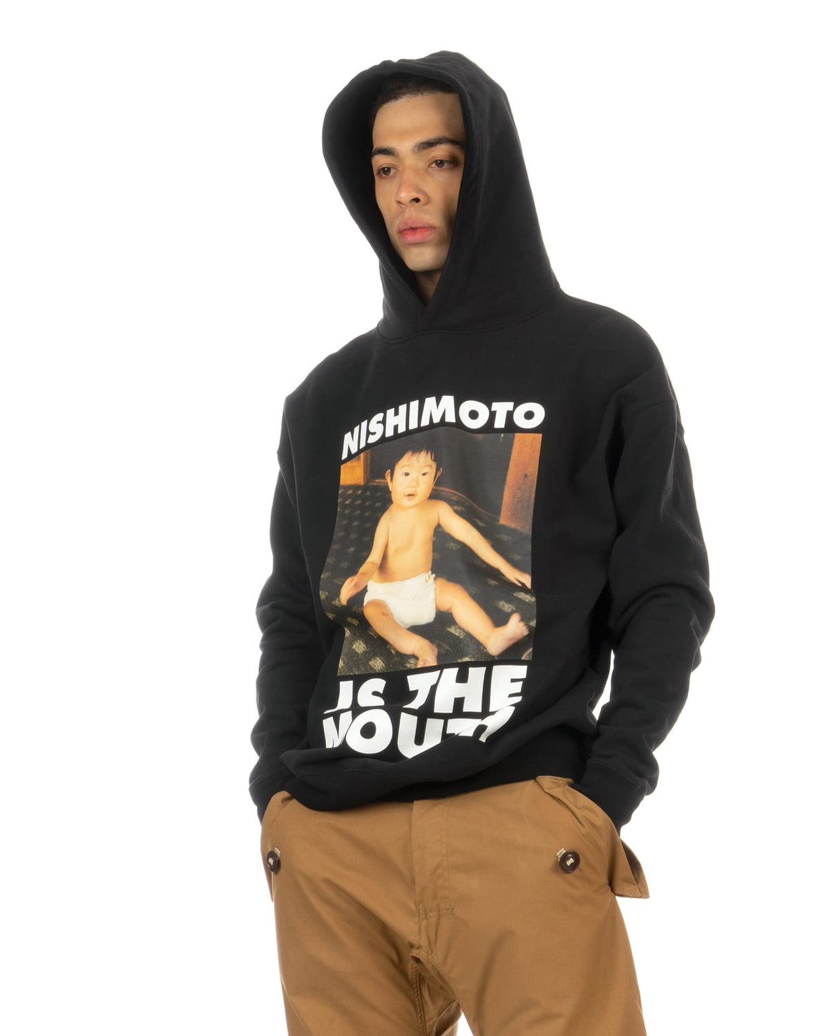 NISHIMOTO IS THE MOUTH | Photo Hoodie Black - Concrete
