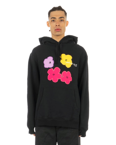 maharishi | x Warhol 9640 Flowers Hoodie Black - Concrete