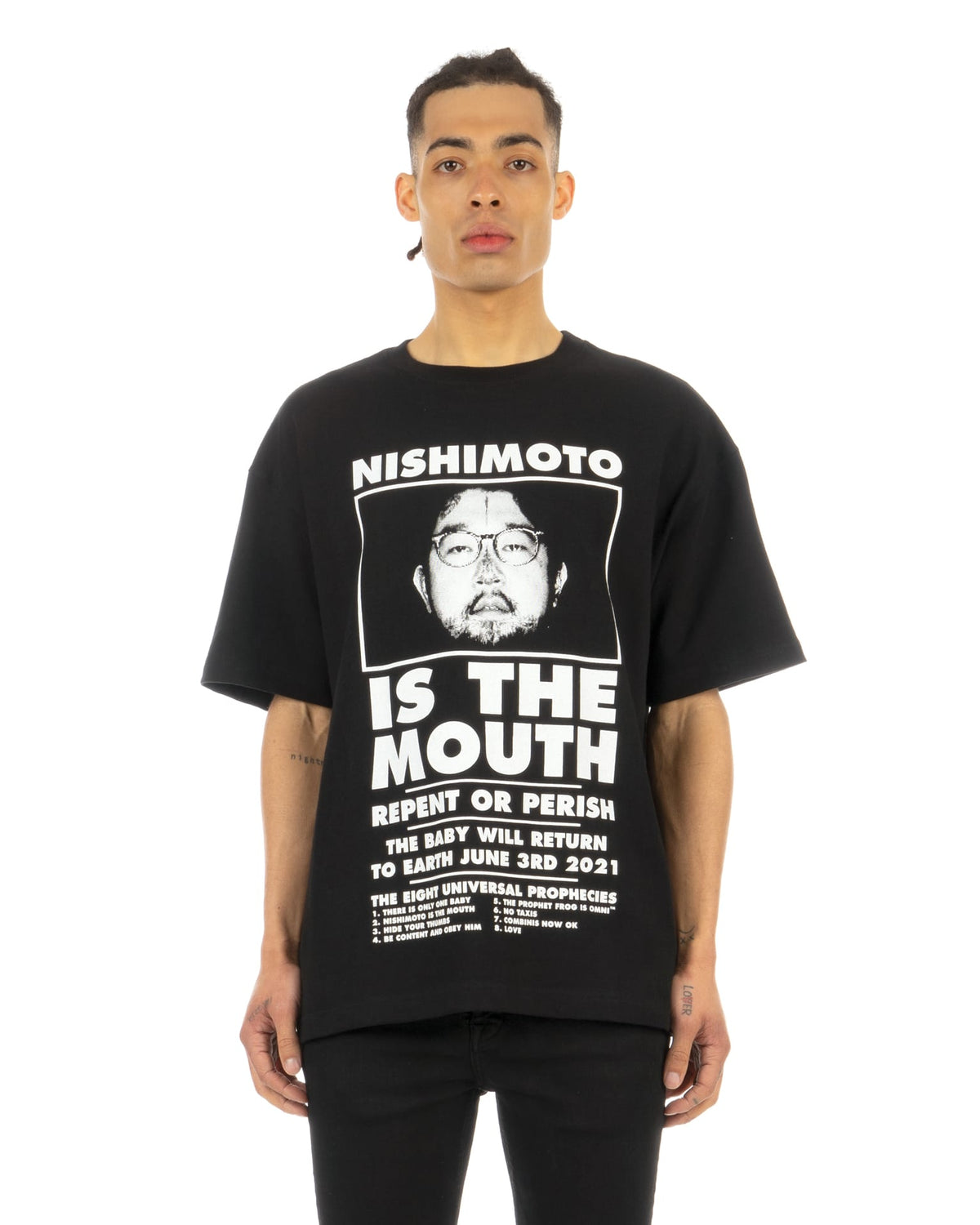 NISHIMOTO IS THE MOUTH | Classic T-Shirt Black - Concrete