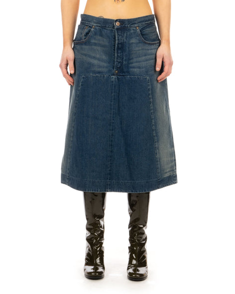 Levi's Vintage Clothing | 1906 501 Bunkhouse Skirt - Concrete
