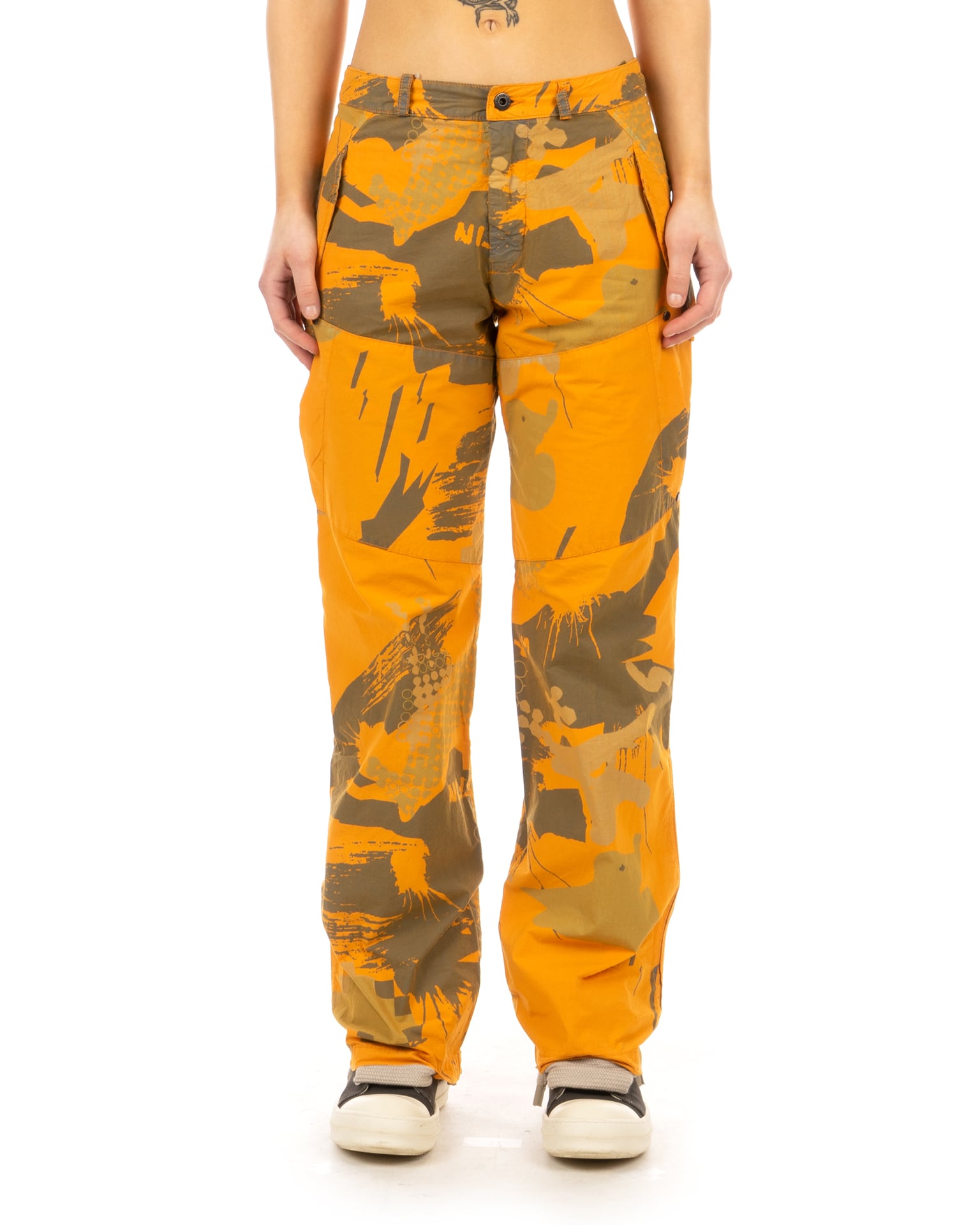 Camo pants online orange