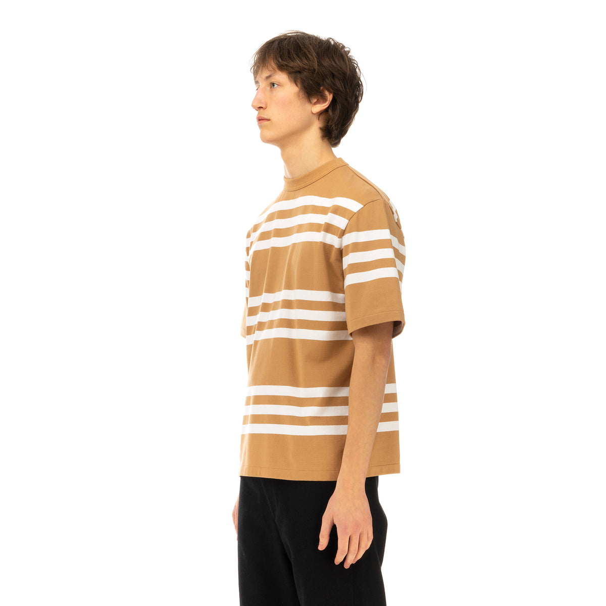 Haversack | Stripe T-Shirt 812004-31 Beige - Concrete