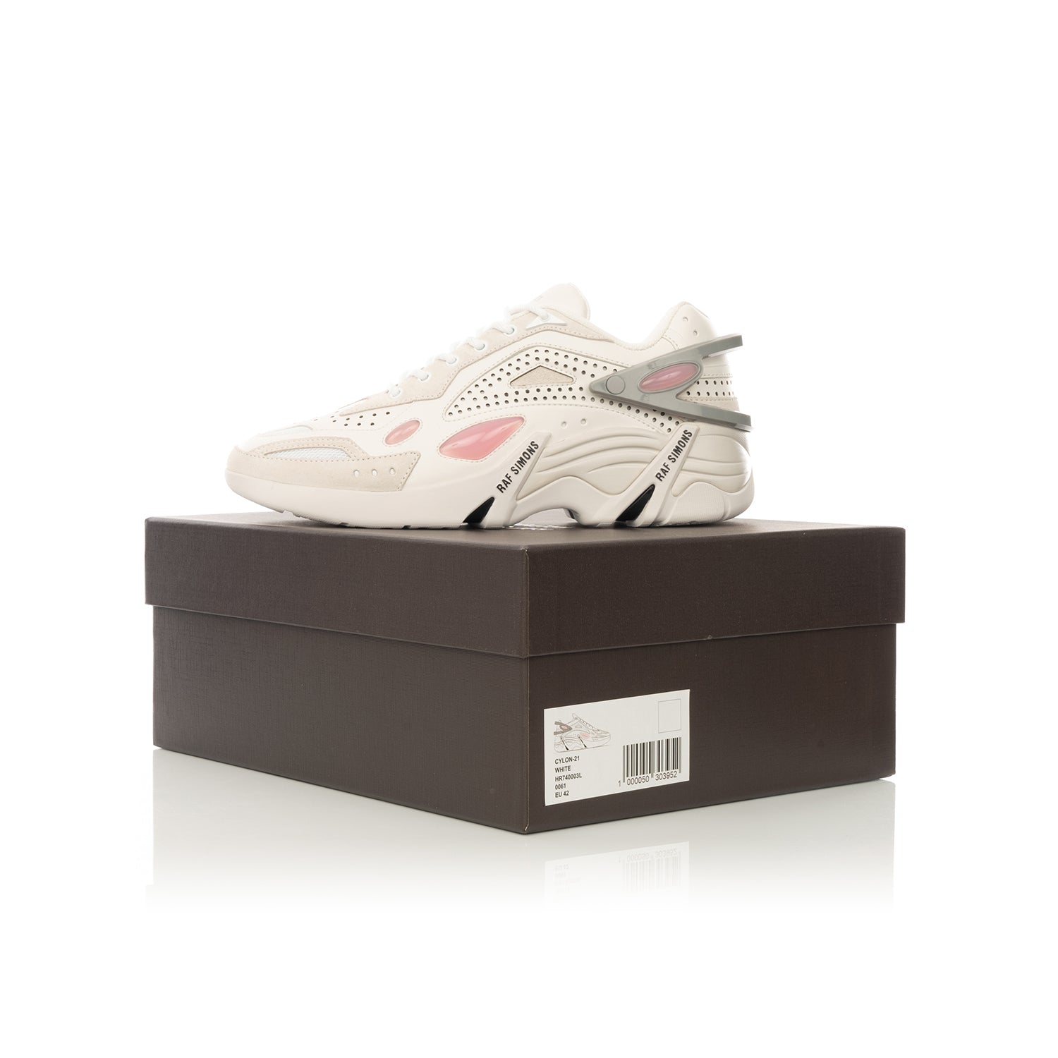 RAF SIMONS (RUNNER) | Cylon-21 White | Concrete Store