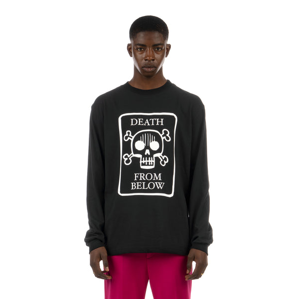 GFOOT | Death From Below L/S T-Shirt Black - Concrete