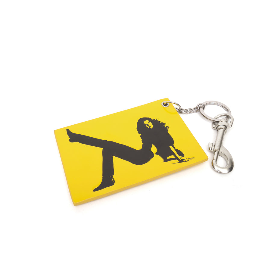 Calvin Klein Jeans Est. 1978 | Icon Key Chain Lemon Yellow - Concrete