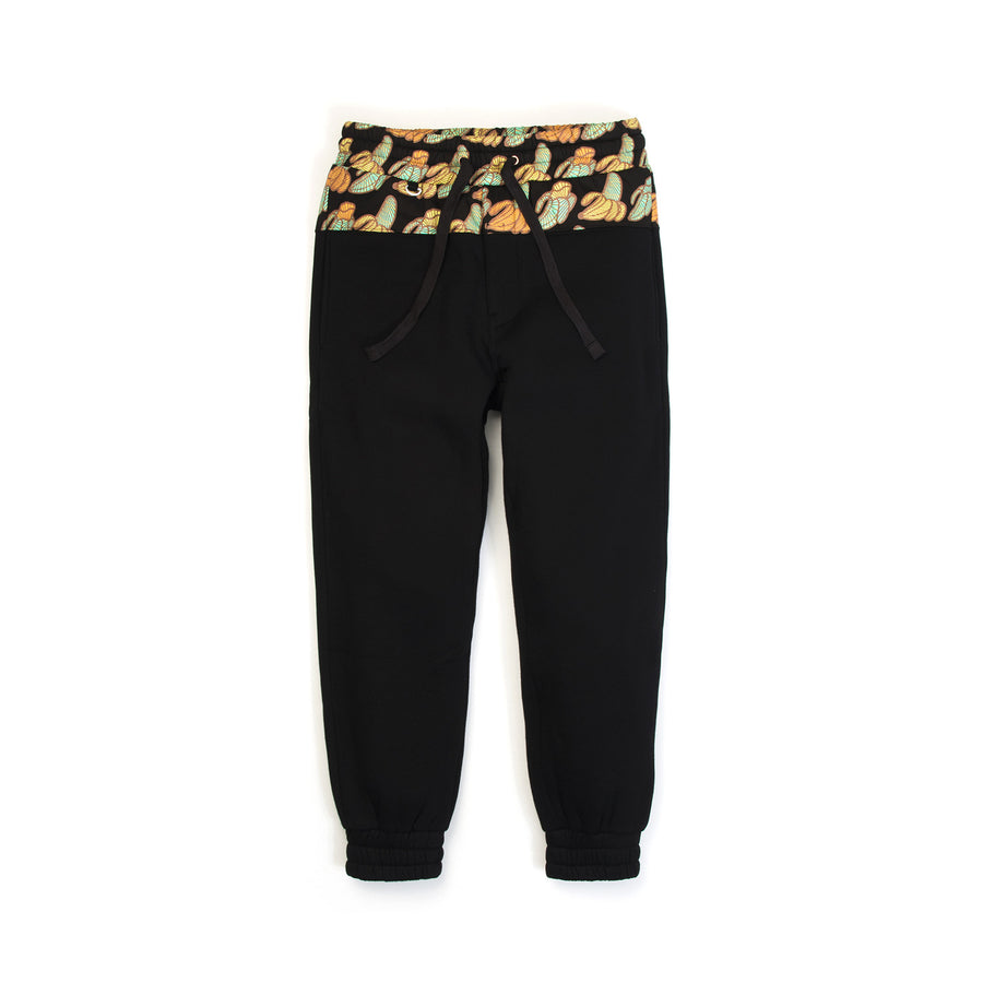 CLOT | x Sk8thing Banana Sweat Pants Black - Concrete