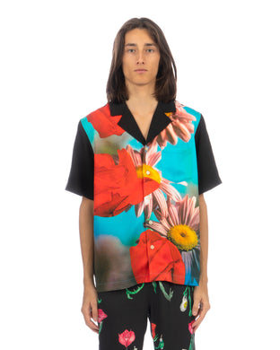 Soulland | Orson Shirt Grey AOP - Concrete