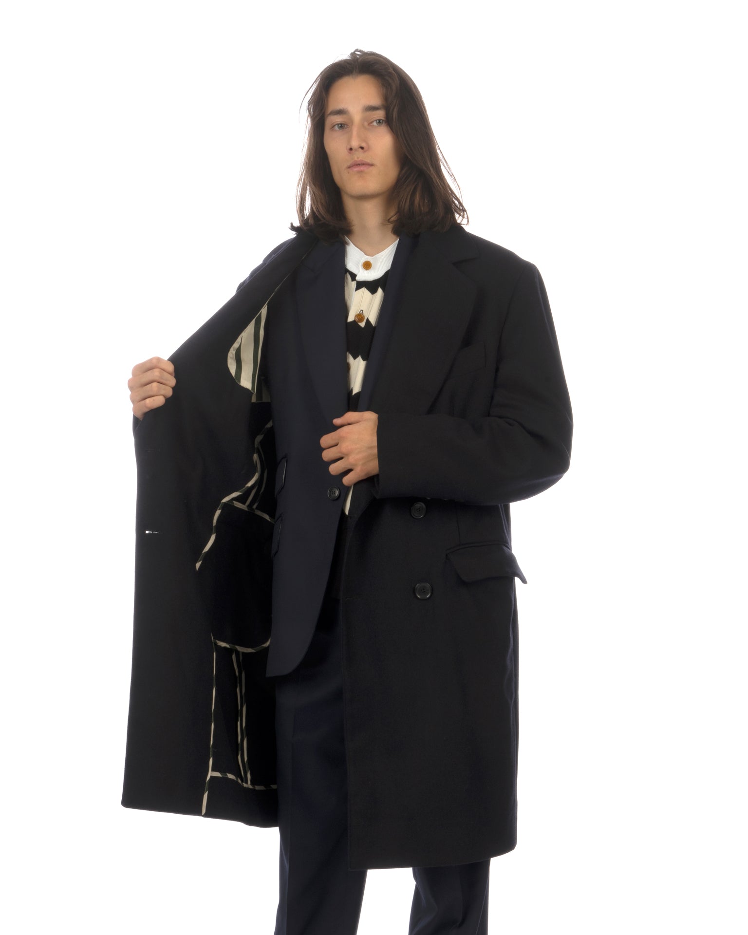 Vivienne Westwood | Wreck Coat Navy | Concrete