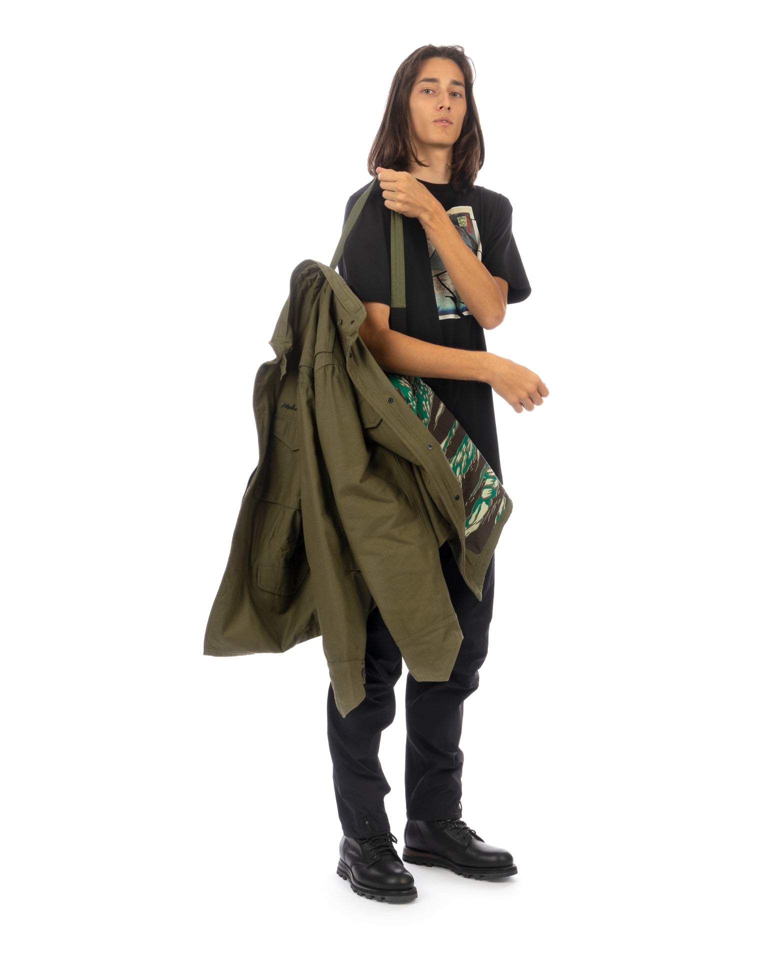 ジャケット・アウター Mannish Wool Blouson ohotoro navy M JACKETS | ohannaofficial