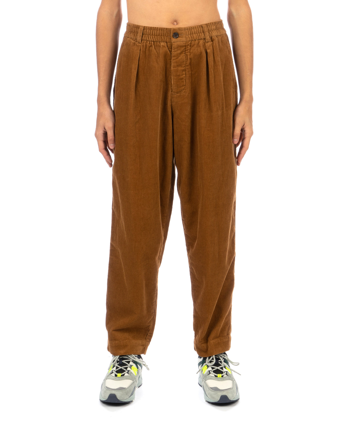 Universal Works | Pleated Track Pant Cumin - Concrete
