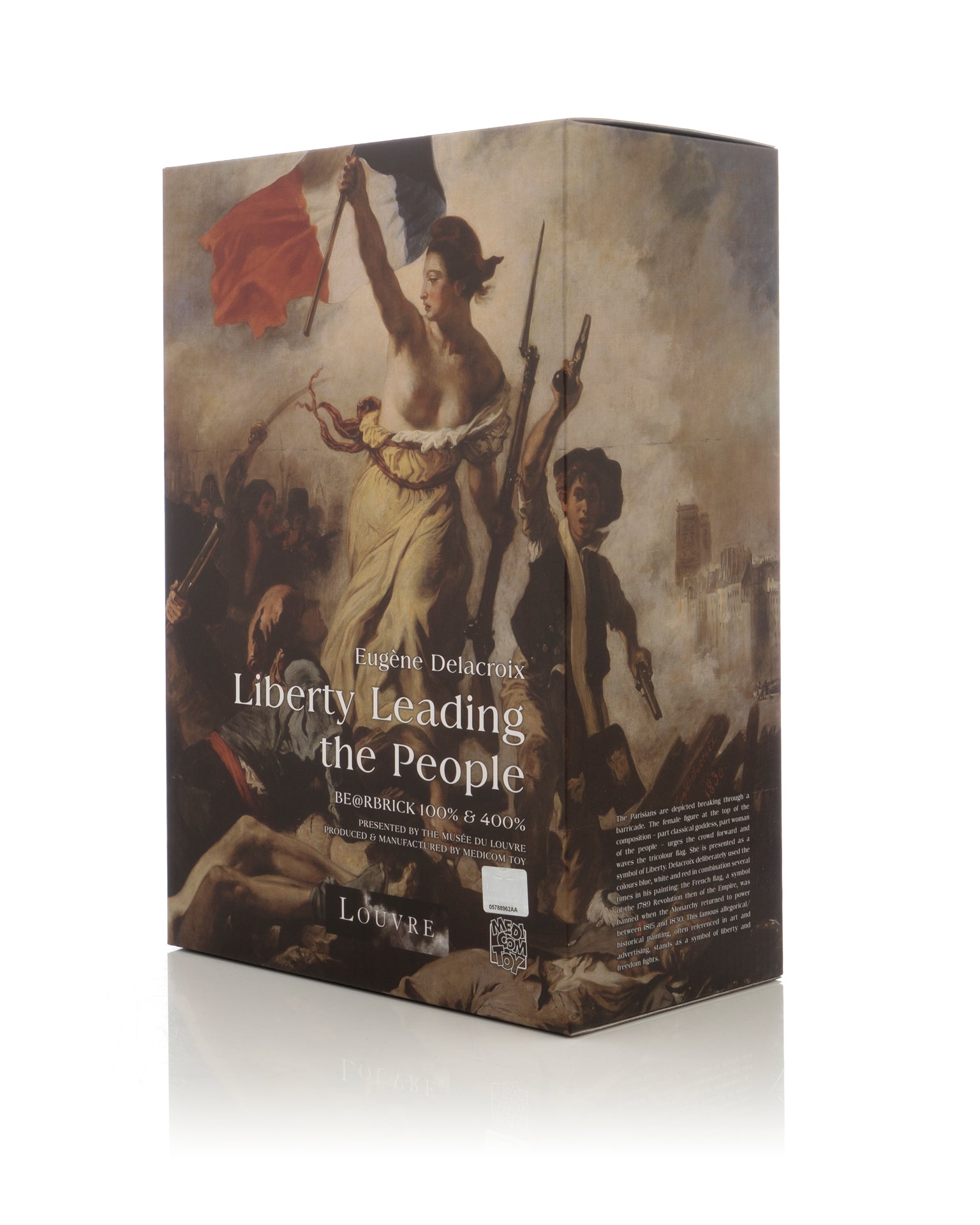 MEDICOM TOY - BE@RBRICK Eugène Delacroix Eugene Delacroix Liberty Leading People Be@Rbrick 100% & 400