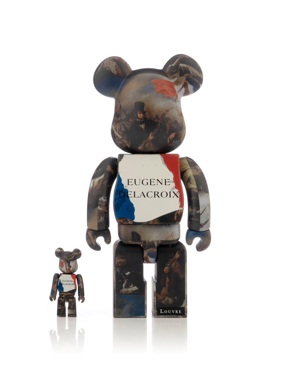 Medicom Toy | Be@rbrick 400% & 100% Eugène Delacroix - Concrete